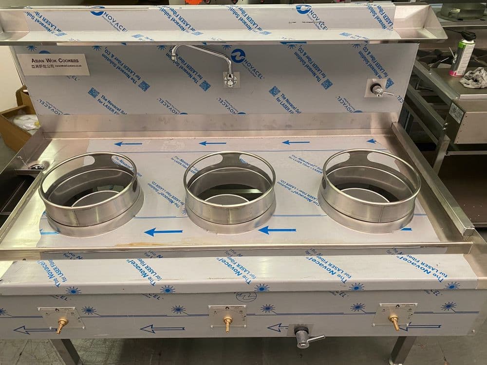 3 Burner Chinese Cooker