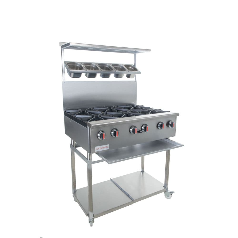 6 Burner Indian Cooker CE Approved