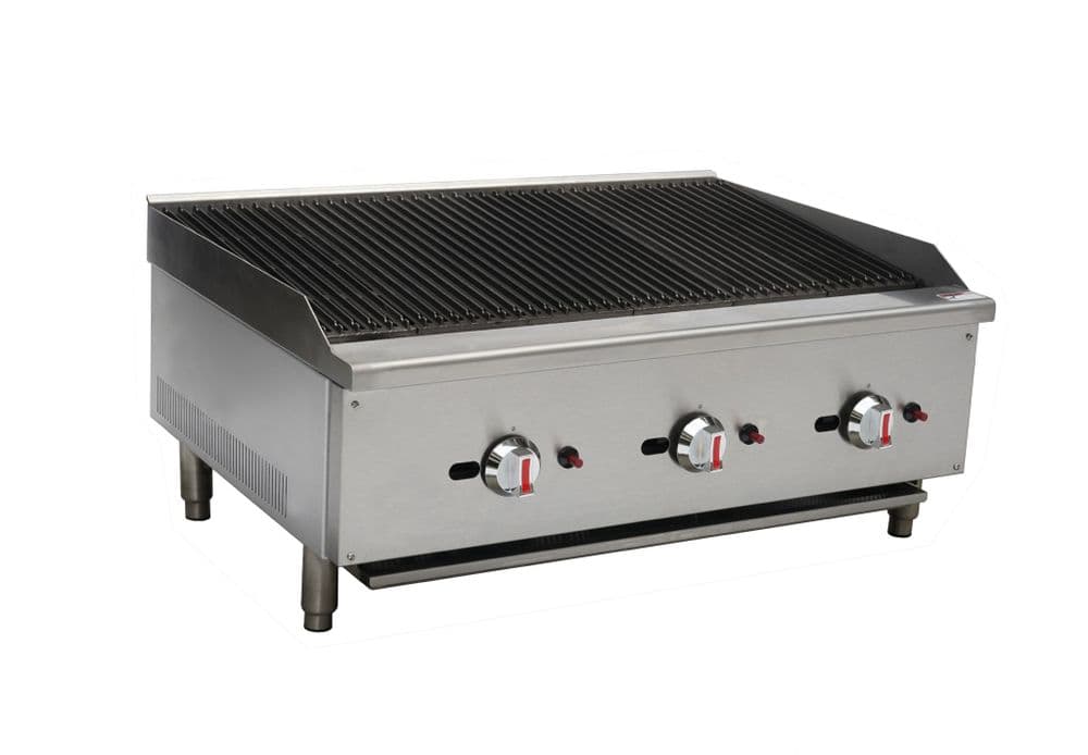 Chargrill 3 Burners 22.5kw Natural Gas
