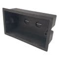 Blazetrap® Double Rapid Outlet Box System (ROBS 2) | Electrical Back Box | Stormflame