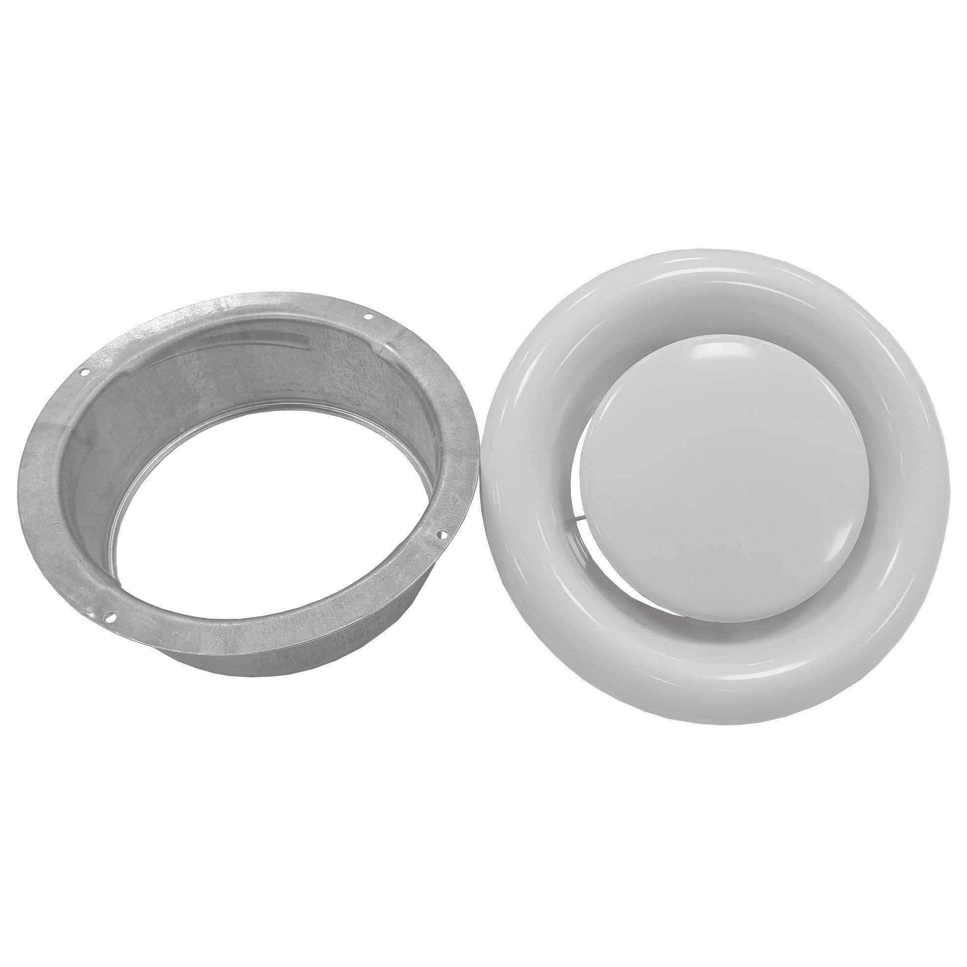 Ceiling Air Valves Fire Rated 60min (125mm diam. Extract Valve) Stormflame