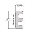 E Profile Weather Strip Draught Excluder Seal (Brown - 100m) | Shop At Stormflame