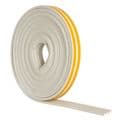 E Profile Weather Strip Draught Excluder Seal (White - 10m) | Shop At Stormflame