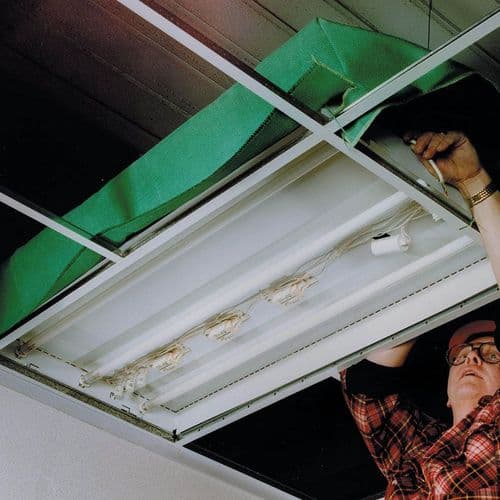 Fire Rated Luminaire Light Canopy (1200 x 300 x 150mm Pack of 6)