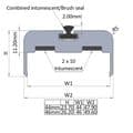 Door Edge Guard Rounded - 46mm | Fire Rated | Stormflame