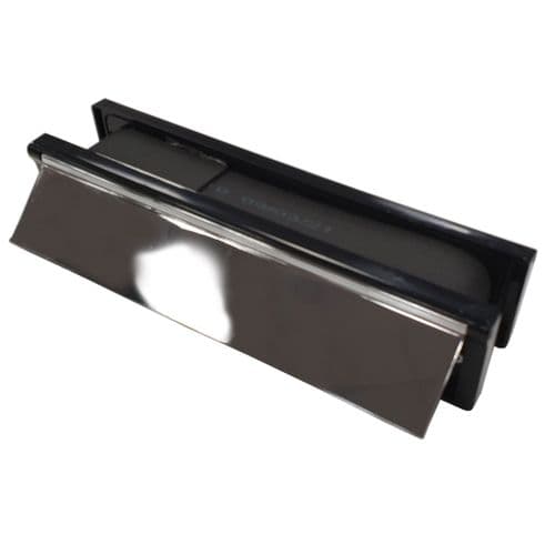 Intumescent Fire & Smoke Rated Telescopic Letter Box System 12 inch Polished Chrome