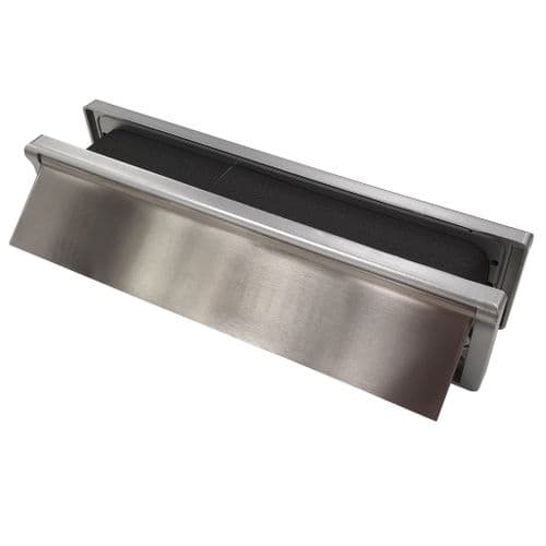 Intumescent Fire & Smoke Rated Telescopic Letter Box System 12 inch Stainless Steel
