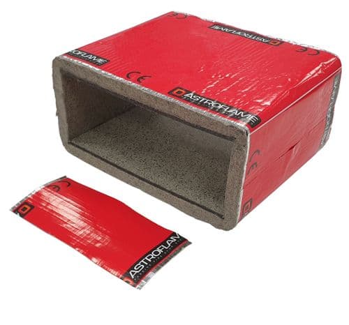 Intumescent Low Profile Ventilation Fire Duct Sleeve - CE Marked (220 x 90 mm)