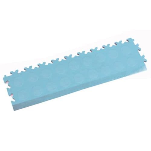 MotoLock Interlocking Tile Edging (Light Blue CoinTop)
