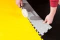 MotoLock Interlocking Tile Edging (Orange Diamond-plate) | Stormflame