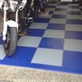 MotoLock Interlocking Tile Edging (Orange Diamond-plate) | Stormflame