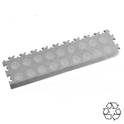 MotoLock Recycled PVC Tile Edging (Light Grey CoinTop)