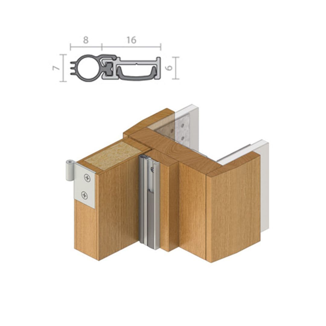 Raven RP78si Acoustic & Smoke Perimeter Door Seal (Single Doorset