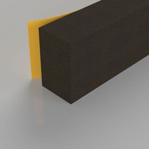 Self Adhesive Extra Thick Foam Seals (Brown 3.5 metre)