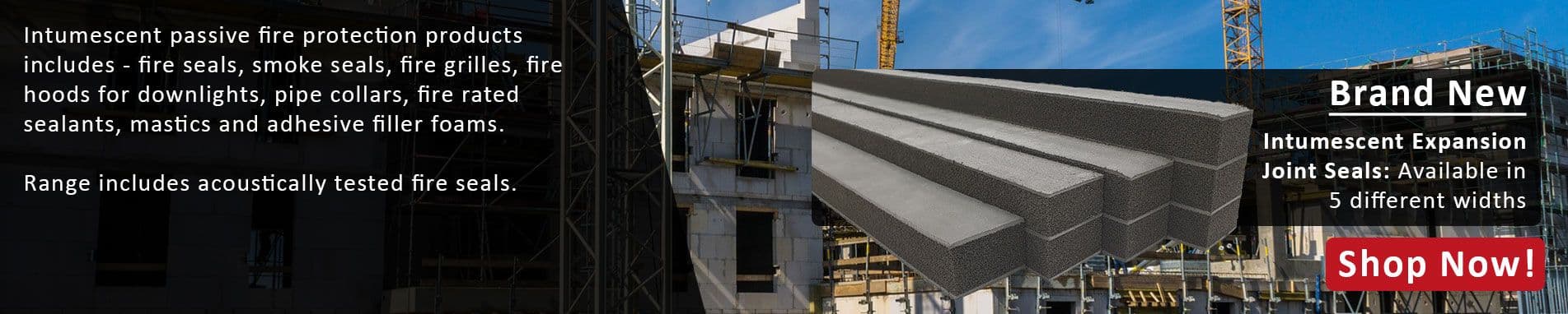 Stormflame - Brand New Intumescent Expansion Joint Seals