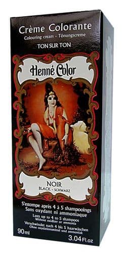 Black Henne Henna Liquid Hair Dye Colouring Cream