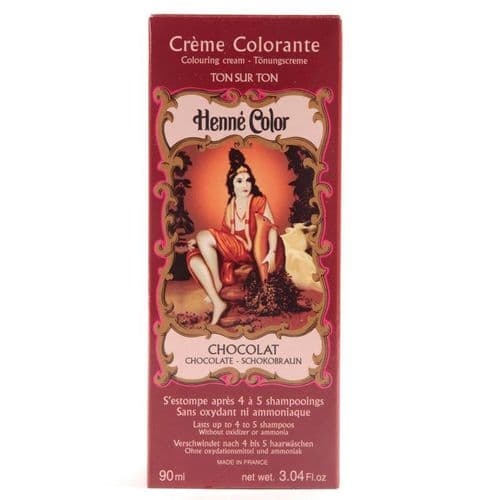 Chocolate Henne Henna Liquid Hair Dye Colouring Cream