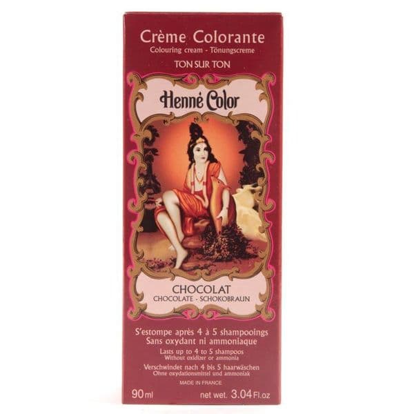 Chocolate Henne Henna Liquid Hair Dye Colouring Cream