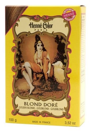 Golden Blonde Henne Natural Henna Hair Dye Powder