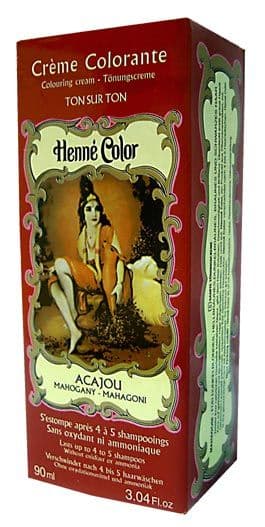 Mahogany Henne Henna Liquid Hair Dye Colouring Cream