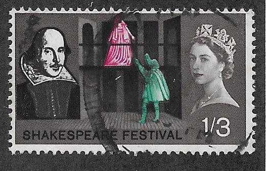1964 1s3d 'SHAKESPEARE FESTIVAL' (ORD) FINE USED