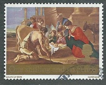 1967 1/-6d 'CHRISTMAS -PAINTINGS ' FINE USED