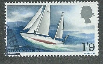 1967 1/-9d 'SIR FRANCIS CHICHESTERS WORLD VOYAGE ' FINE USED