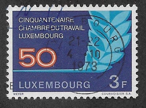 1973 3F LUXEMBOURG BOARD OF LABOUR FINE USED