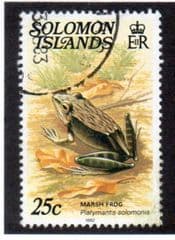 1979 25c 'MARSH FROG' FINE USED