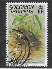 1979 30c 'GUNTHER'S TRIANGLE FROG (IMP 1983)'  FINE USED