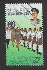 1996 75c '75TH ANN OF THE ROYAL POLICE' FINE USED