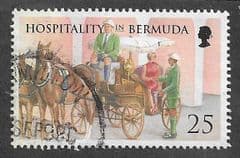1998  25c  'HOSPITALITY IN BERMUDA' FINE USED