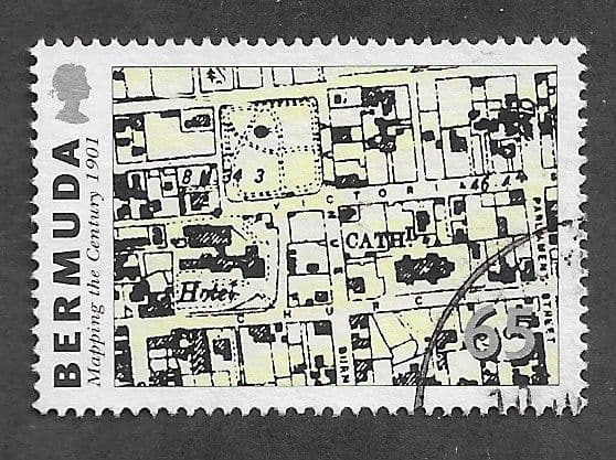 1999 65c CENT OF FIRST DIGITAL MAP FINE USED