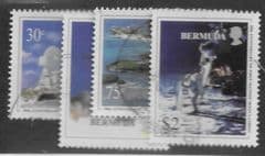1999 (SET) '50TH ANN OF MANNED MOON LANDING'(4v) FINE USED