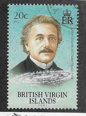 2001 20c 'ALBERT EINSTEIN' (INVERTED WATERMARK)FINE USED