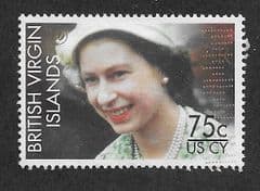 2006 75c 'QUEEN'S 80TH BIRTHDAY' FINE USED