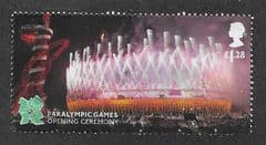 2012 £1.28 'PARALYMPIC GAMES' (EX M/S) FINE USED*