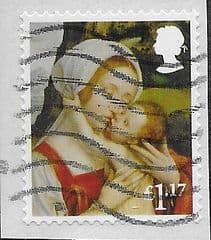 2017 £1.17 (S/A) 'CHRISTMAS - MARY AND CHILD' FINE USED