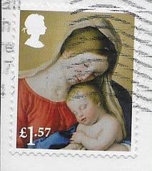 2017 £1.57 (S/A) 'CHRISTMAS - MARY AND CHILD' FINE USED