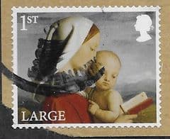 2017 1ST LARGE (S/A) 'CHRISTMAS - MARY AND CHILD' FINE USED