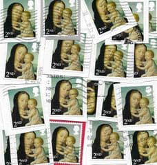 2017 25X 2ND (S/A) 'CHRISTMAS - MARY AND CHILD' FINE USED