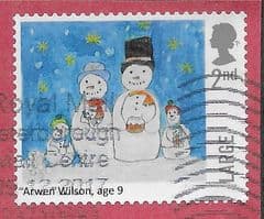 2017 2ND LARGE (S/A) 'CHRISTMAS - CHILDRENS DESIGN WINNERS' FINE USED