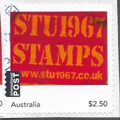 2021 $2.50 (S/A) 'MY STAMPS -  STU1967STAMPS' FINE USED