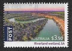 2021 $3.50 'RAMSAR -RIVERLAND WETLAND. S.A' FINE USED