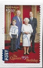 2021 $3.50 (S/A) 'QUEENS 95TH BIRTHDAY' FINE USED