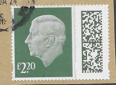 2023 £2.20 'KING CHARLES III -  M23L'   FINE USED