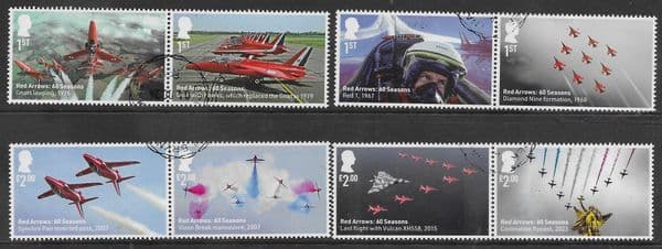 2024 (SE~TE SET) 'RED ARROWS' (8v) FINE USED