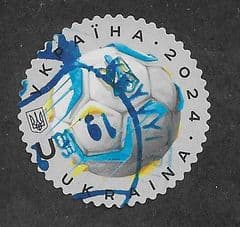 2024 'U' 'GO UKRAINE! EURO 24 FOOTBALL'  FINE USED