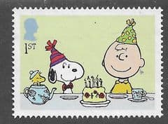 2025 1ST 'PEANUTS - CHARLIE BROWN AND SNOOPY AT BIRTHDAY PARTY' FINE USED