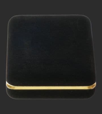 42mm  Bespoke Medal Box  Black  Velvet- BBN42